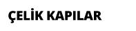 ÇELİK KAPILAR